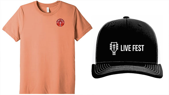 Image of Live Fest™ T-Shirt and Hat