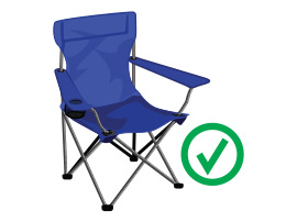 Permitted Item Image of Folding Chair