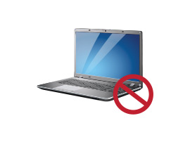 Prohibited Item Image of Laptop Computer