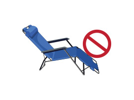 Prohibited Item Image of Lawn Chair