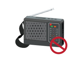 Prohibited Item Image of Radio