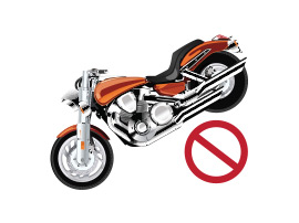 Prohibited Item Image of Motorcyxle